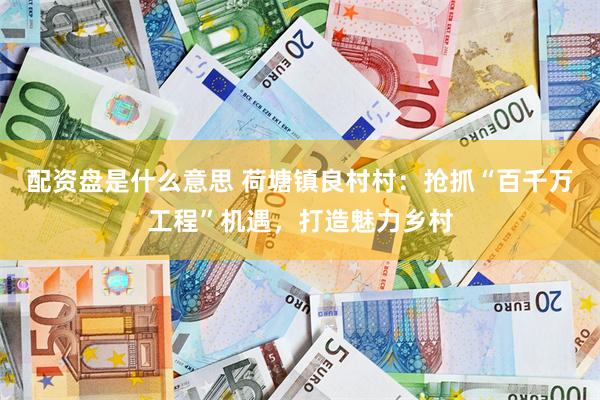 配资盘是什么意思 荷塘镇良村村：抢抓“百千万工程”机遇，打造魅力乡村
